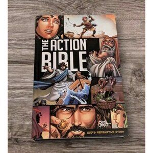The Action Bible Gods Redemptive Story Hardcover Illustrated Sergio Cariello